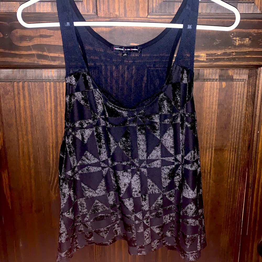 Happening in the Present Medium black tank top